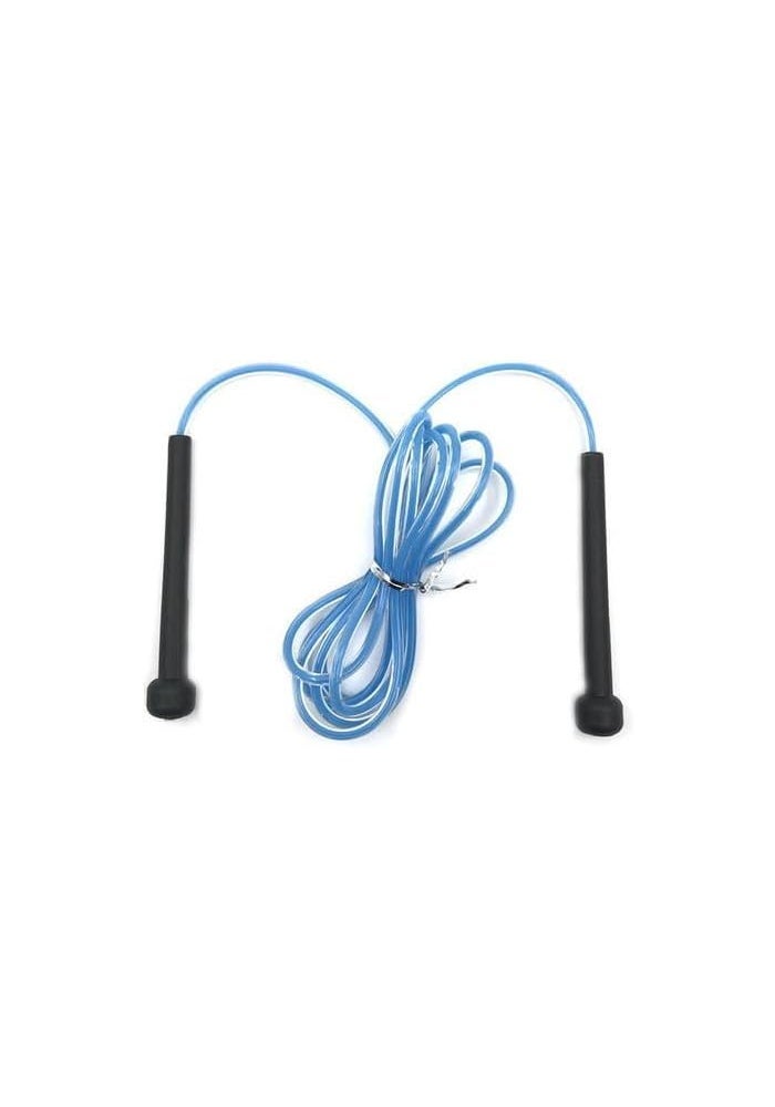 DAISO Jump Rope Blue 280cm – Adjustable Skipping Rope for Kids & Adults Fitness, Cardio Exercise & Outdoor Training